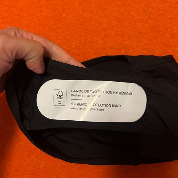 Black high rise bikini swimsuit bottom NWT - Picture 8 of 11